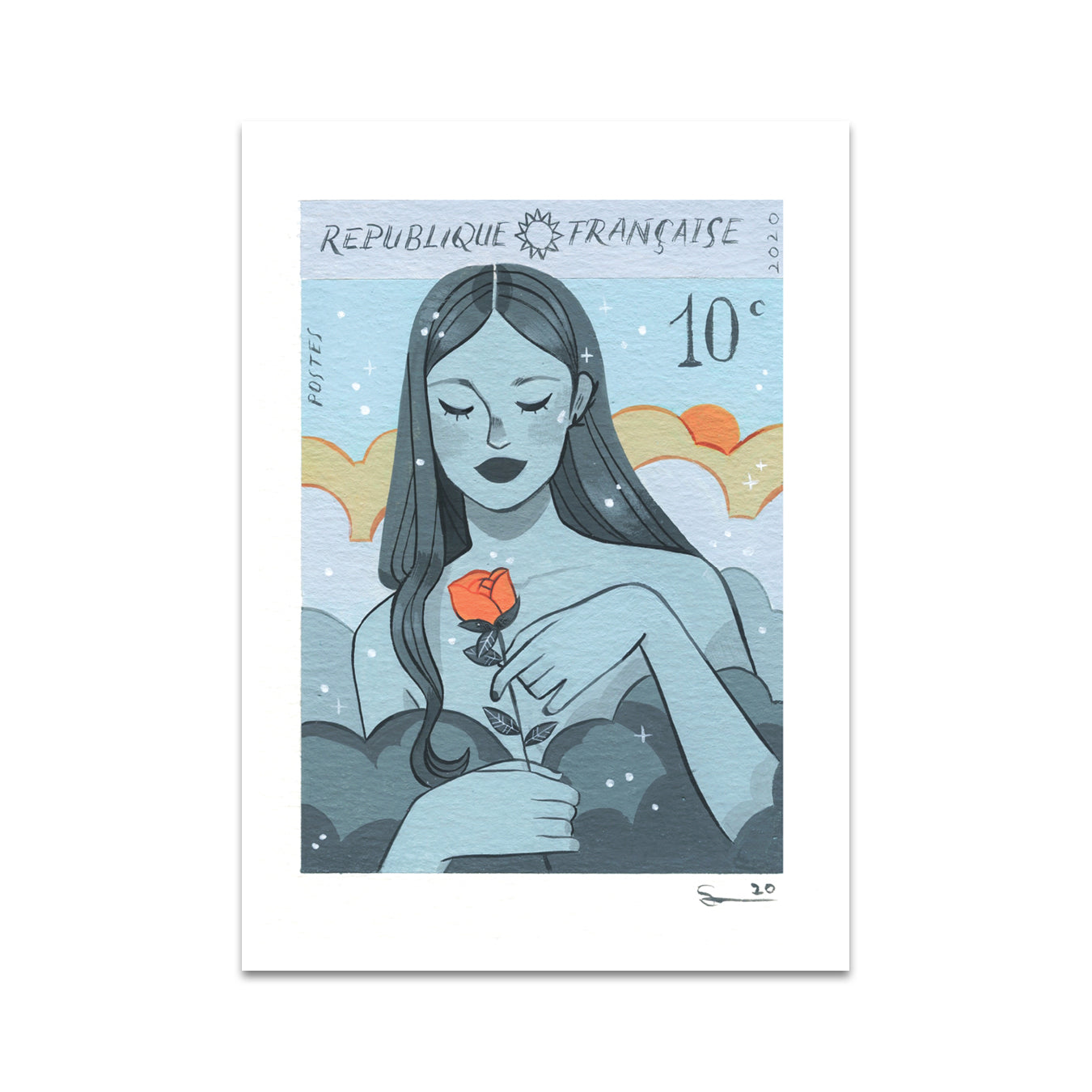 P5 シビュリーヌ・メイネ - ポストカード 3 枚