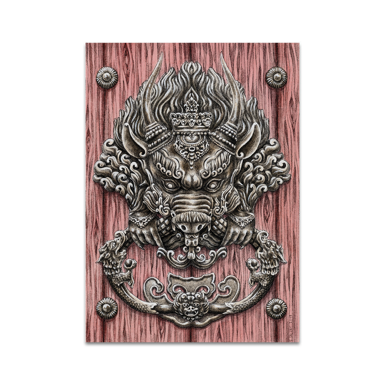 P5 Steeven Salvat - 2 Postcard