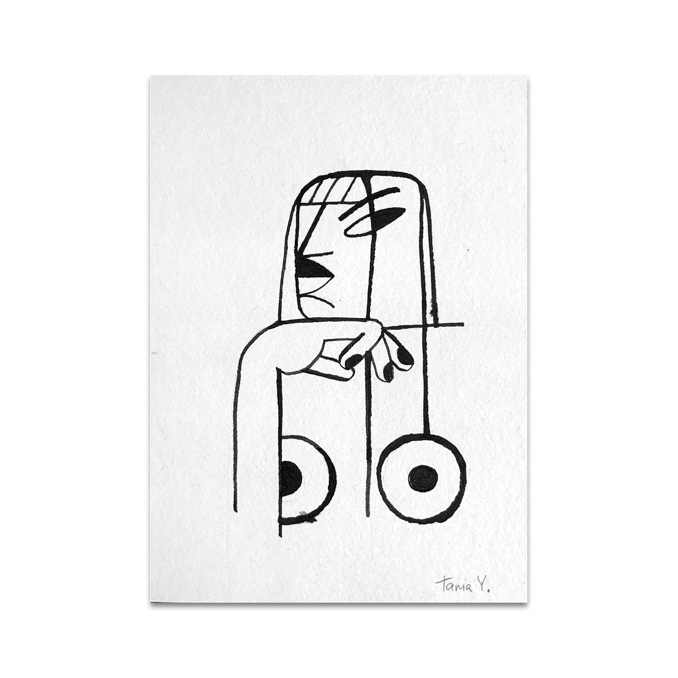 P5 タニア・ヤクノバ - ポストカード 2 枚