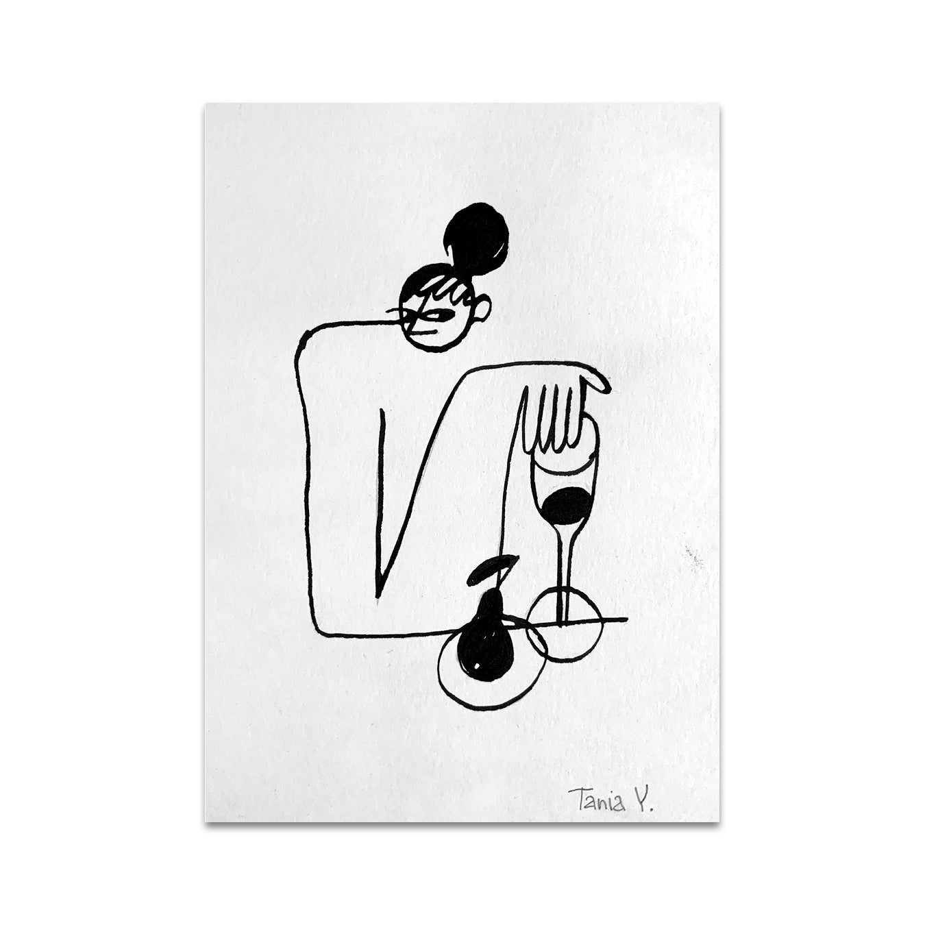 P5 Tania Yakunova - 1 Postcard