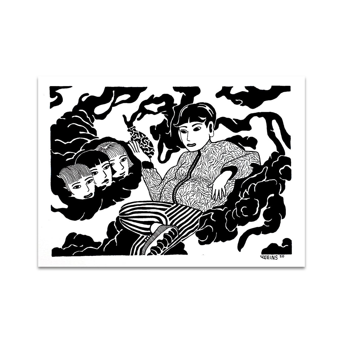 P5 VEINS - 1 Postcard