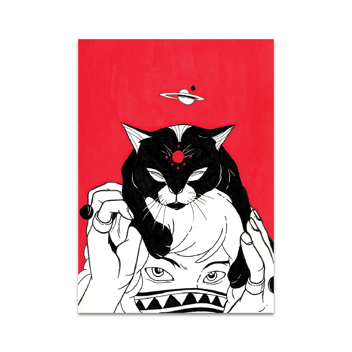 P5 Dirty Robot - 2 Postcard