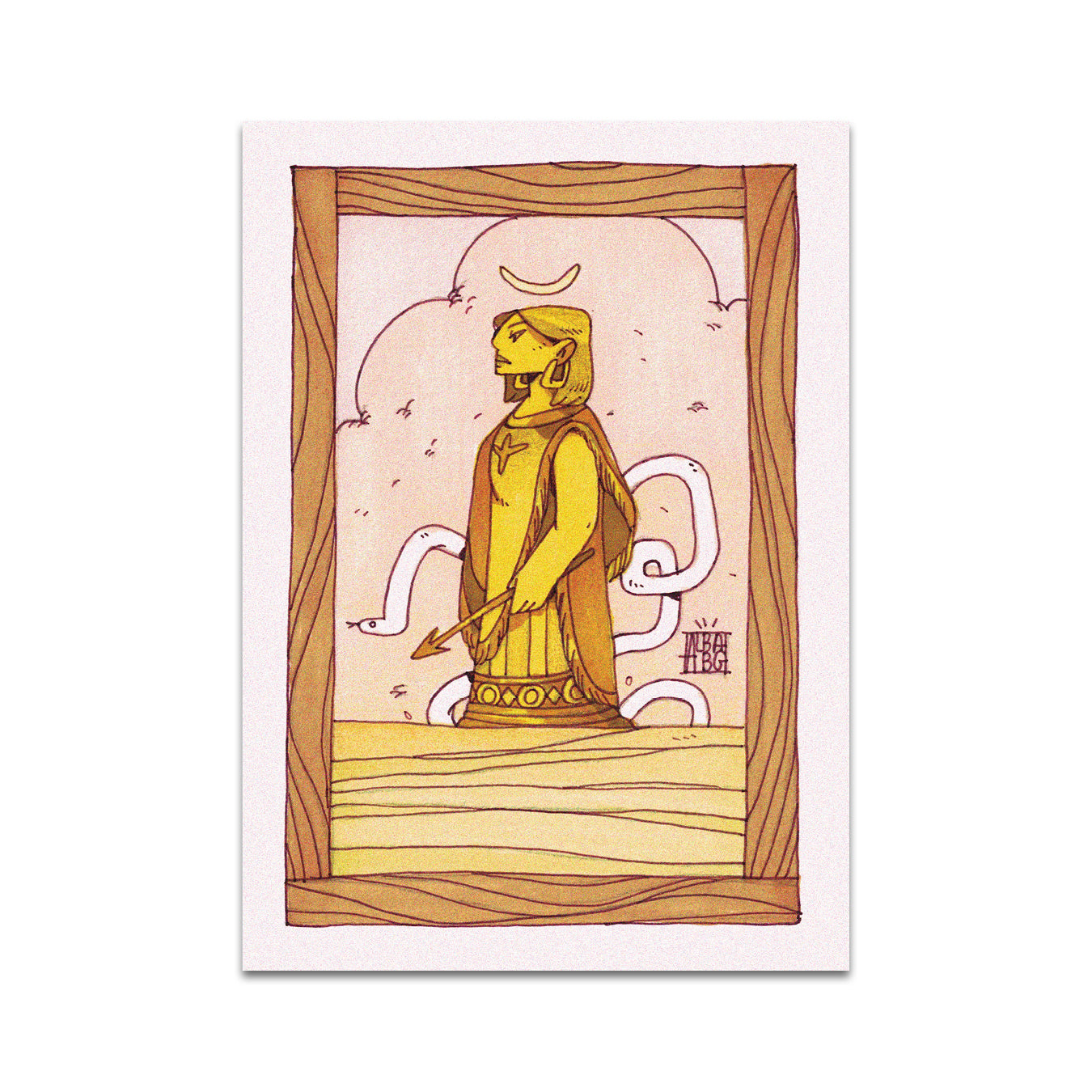 P6 AlbaBG - ポストカード 1