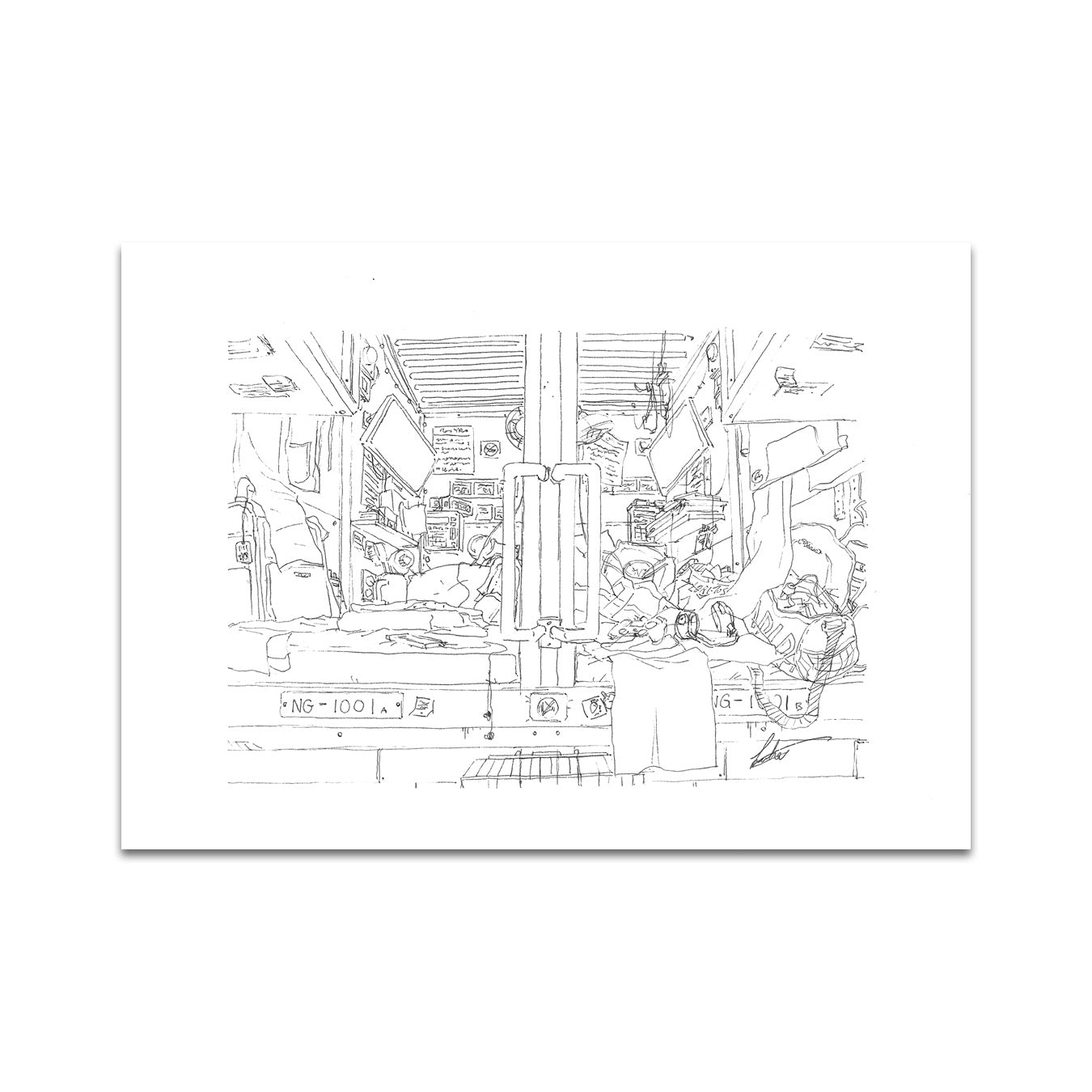 P7 - ルハン・ワン ポストカード 7