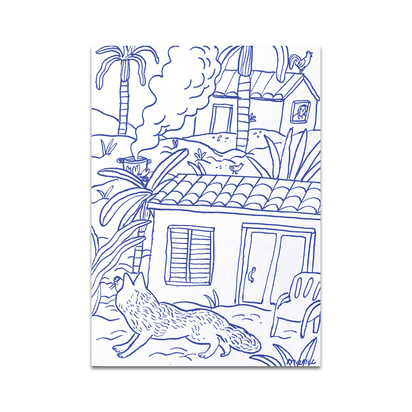 P7 - マヌ・モントーヤ ポストカード 2