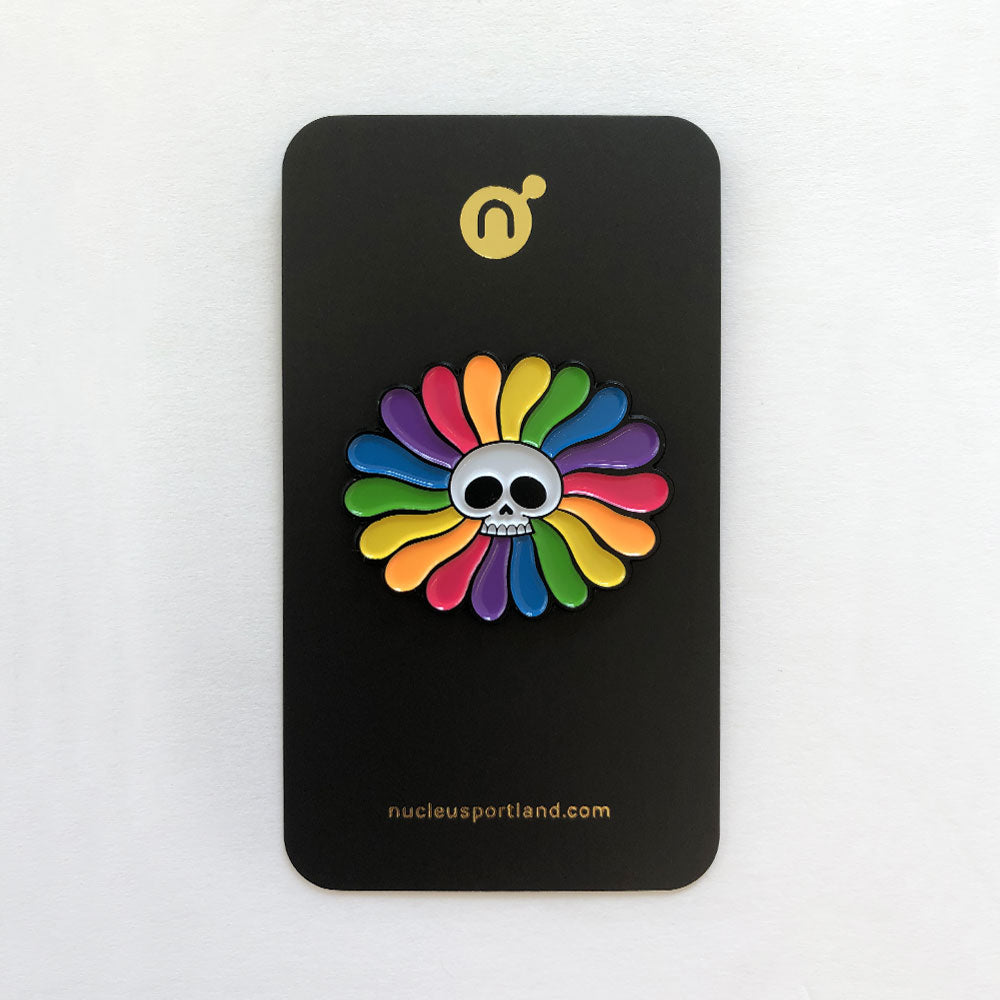 オリバー・ハイバート - スカルフラワーピン