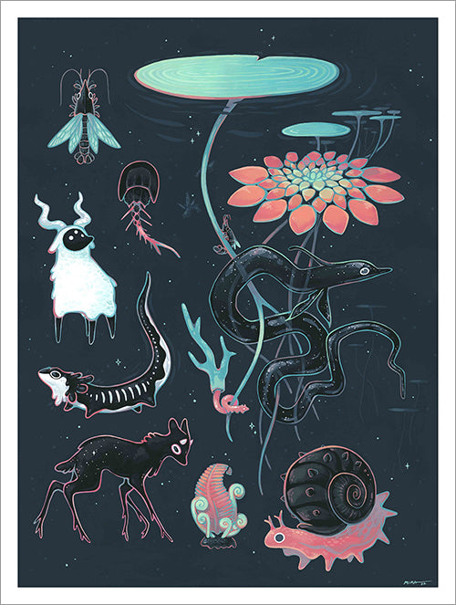 Faunwood - Flora and Fauna Print