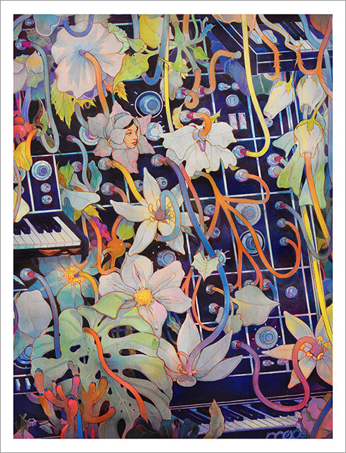 Jesus Benitezf - Racines Synthetiques Print