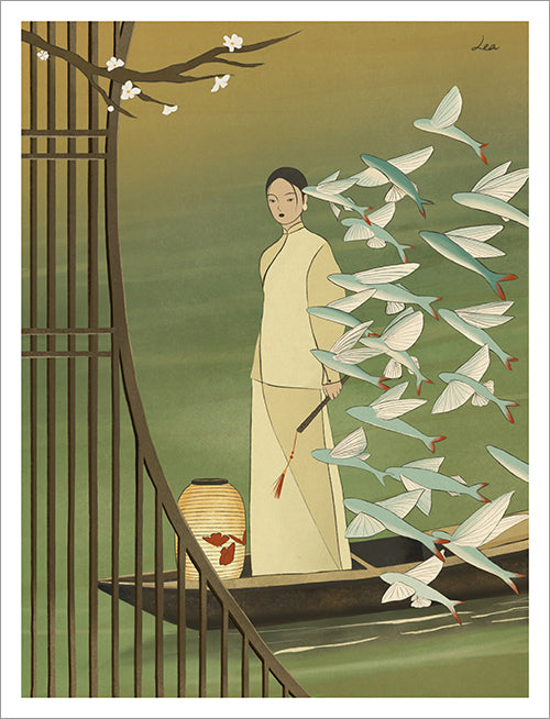 Lea Woo - フライングフィッシュプリント