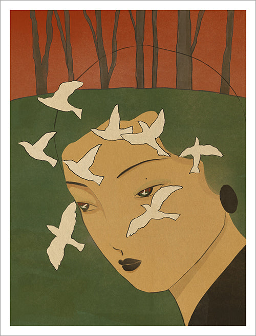 Lea Woo - 視線プリント