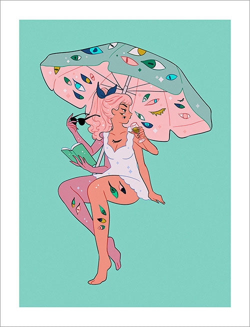 Meyoco - Monster Vacation Print