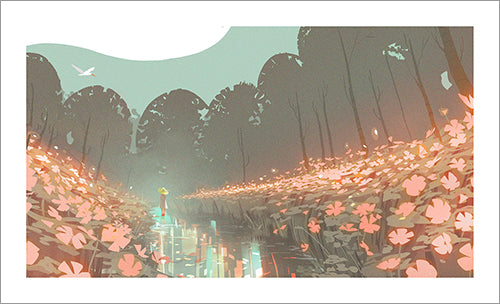 Nadaskii - Flower Road Print