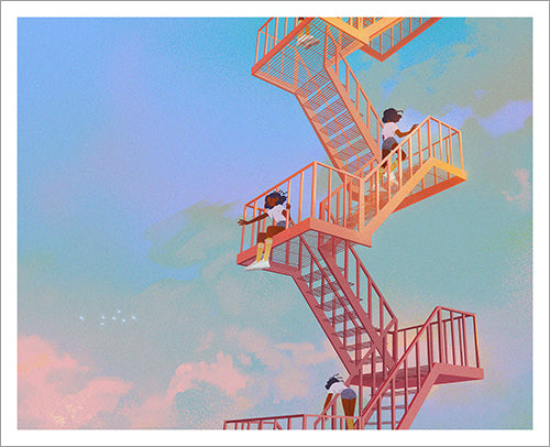 Nadaskii - Staircase Print