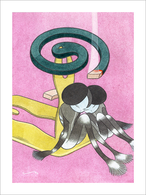 ささくくすりゆび 版画 2枚セット