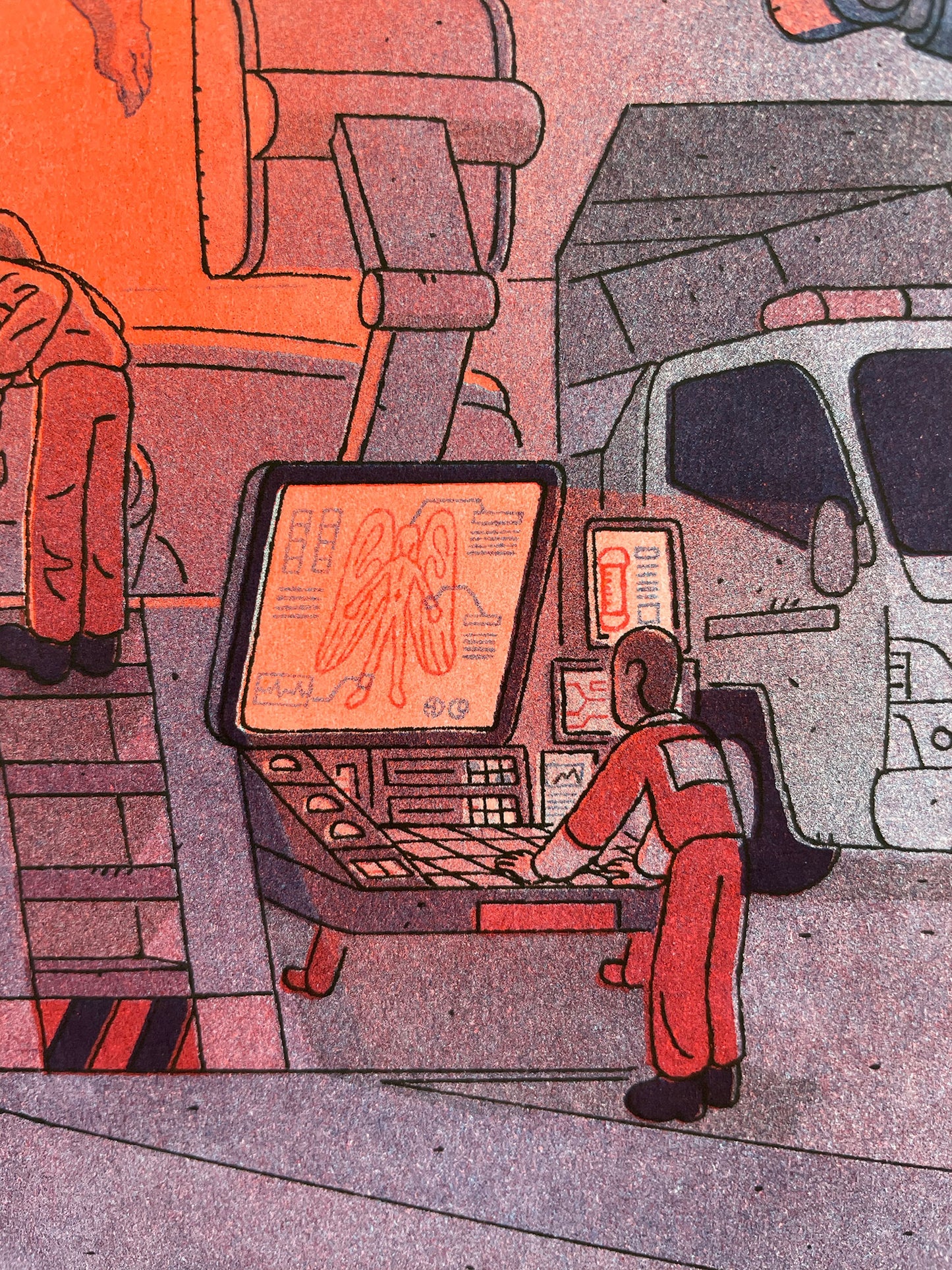 Tim Peacock - Phase 2 Risograph