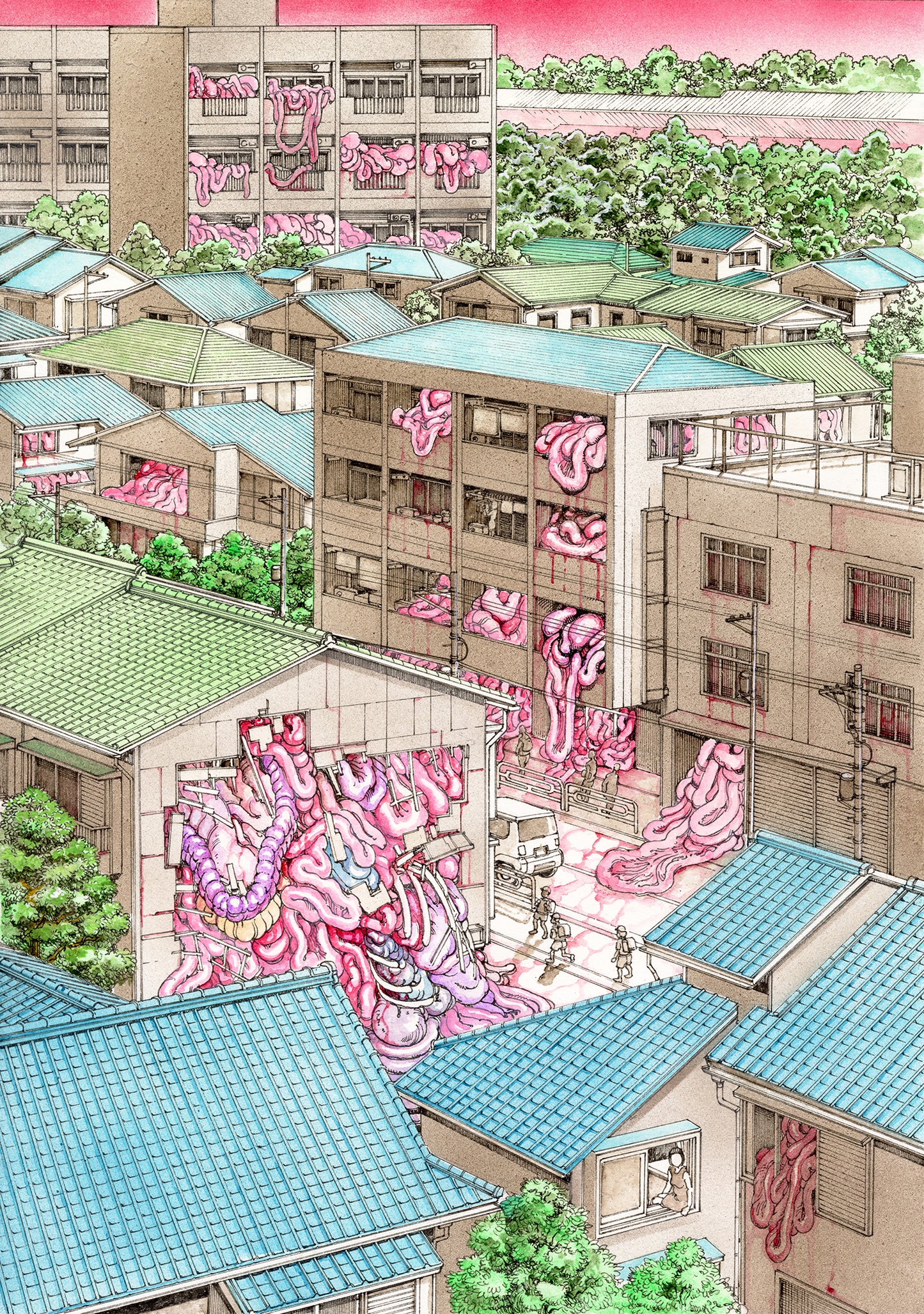 Shintaro Kago - Town at Dusk