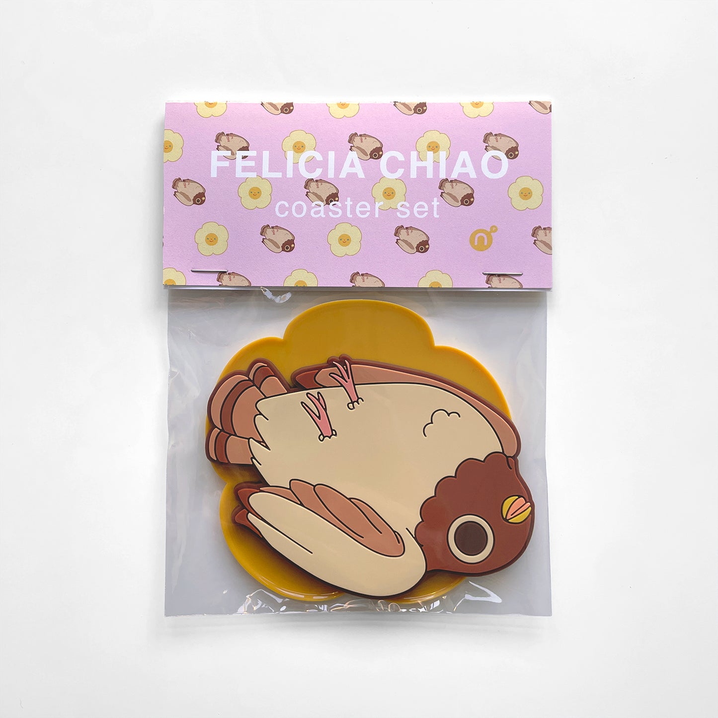 フェリシア・チャオ - 4インチ ビニールコースターセット