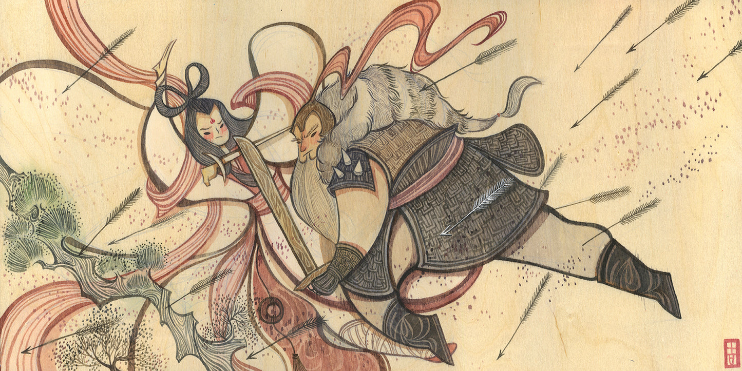 Alina Chau - Eagle and Sparrow