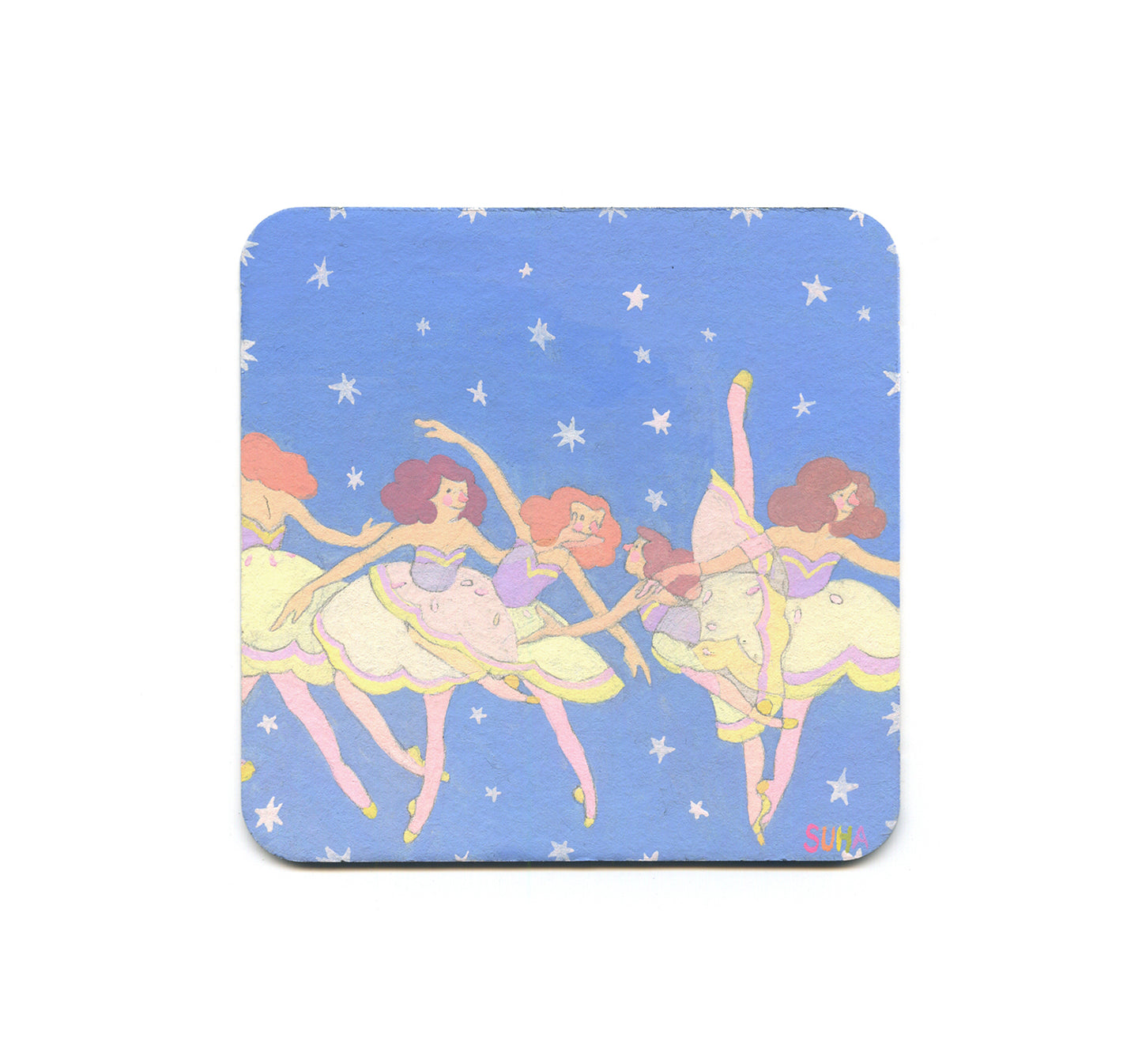 S2 Amy Kuttab - Cobalt Blues 3 Coaster