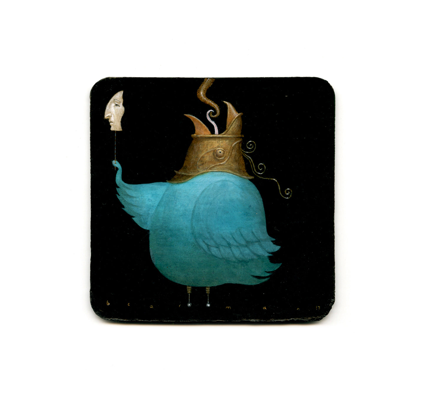 S2 Bill Carman - Worm Catching Disguise Coaster