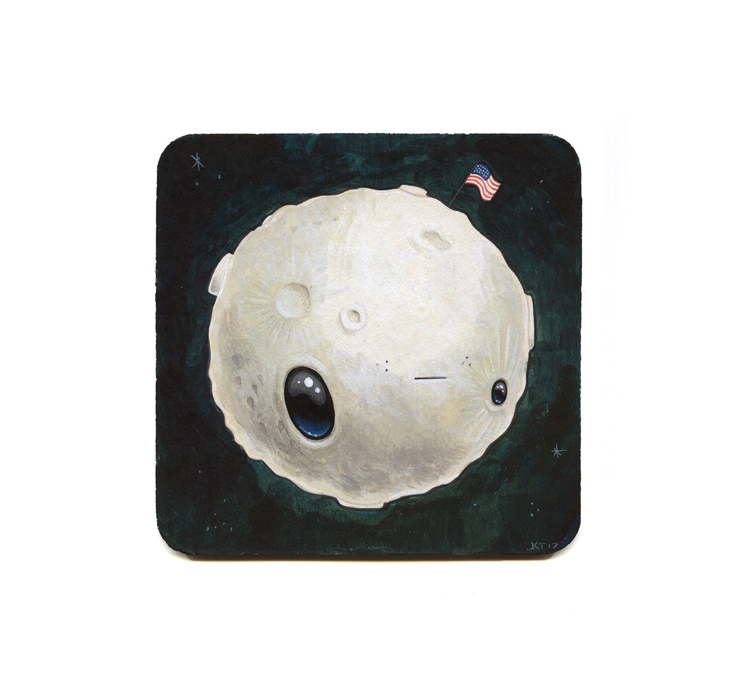 S2 Cuddly Rigor Mortis - Moon Man Coaster