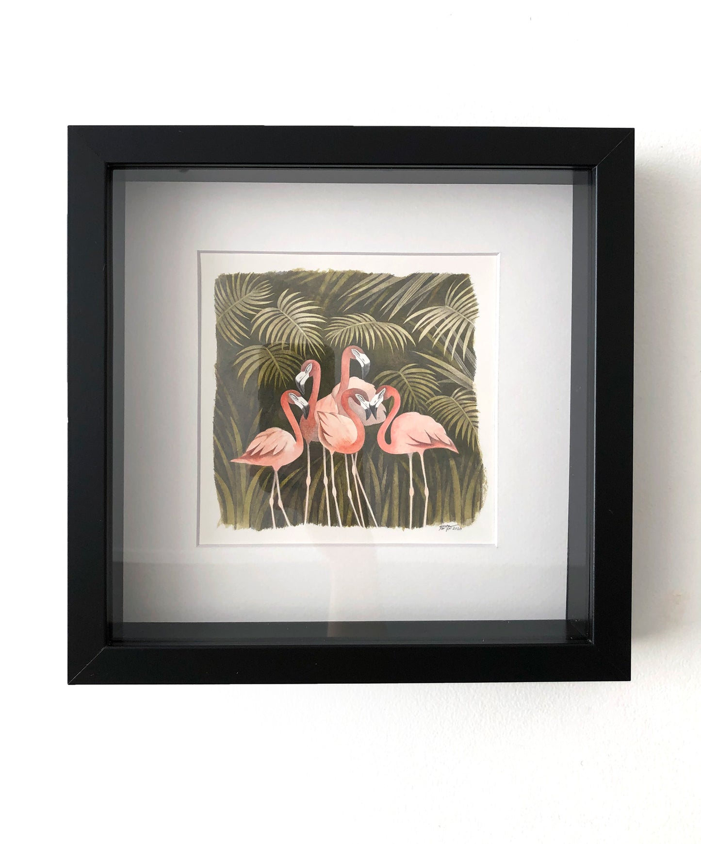 Kim Slate - Five Flamingos