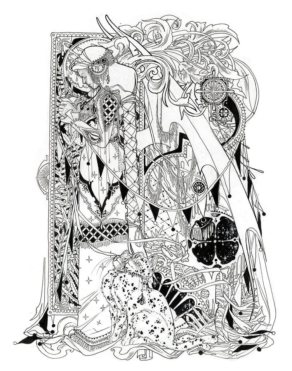 Helen Mask - Memento Mori Rose