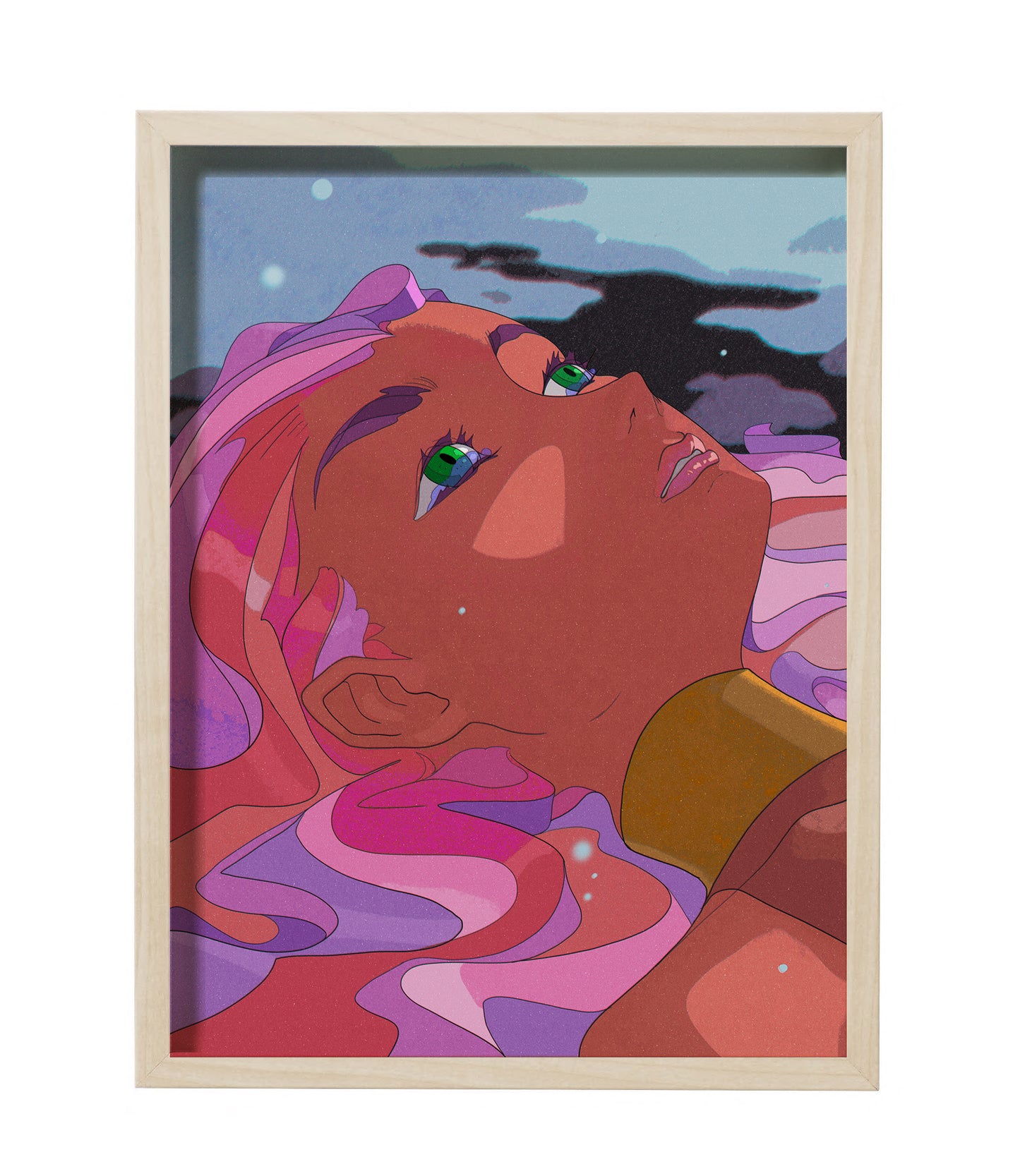 Perry Dixon Maple - Staring At The Sky Framed Print