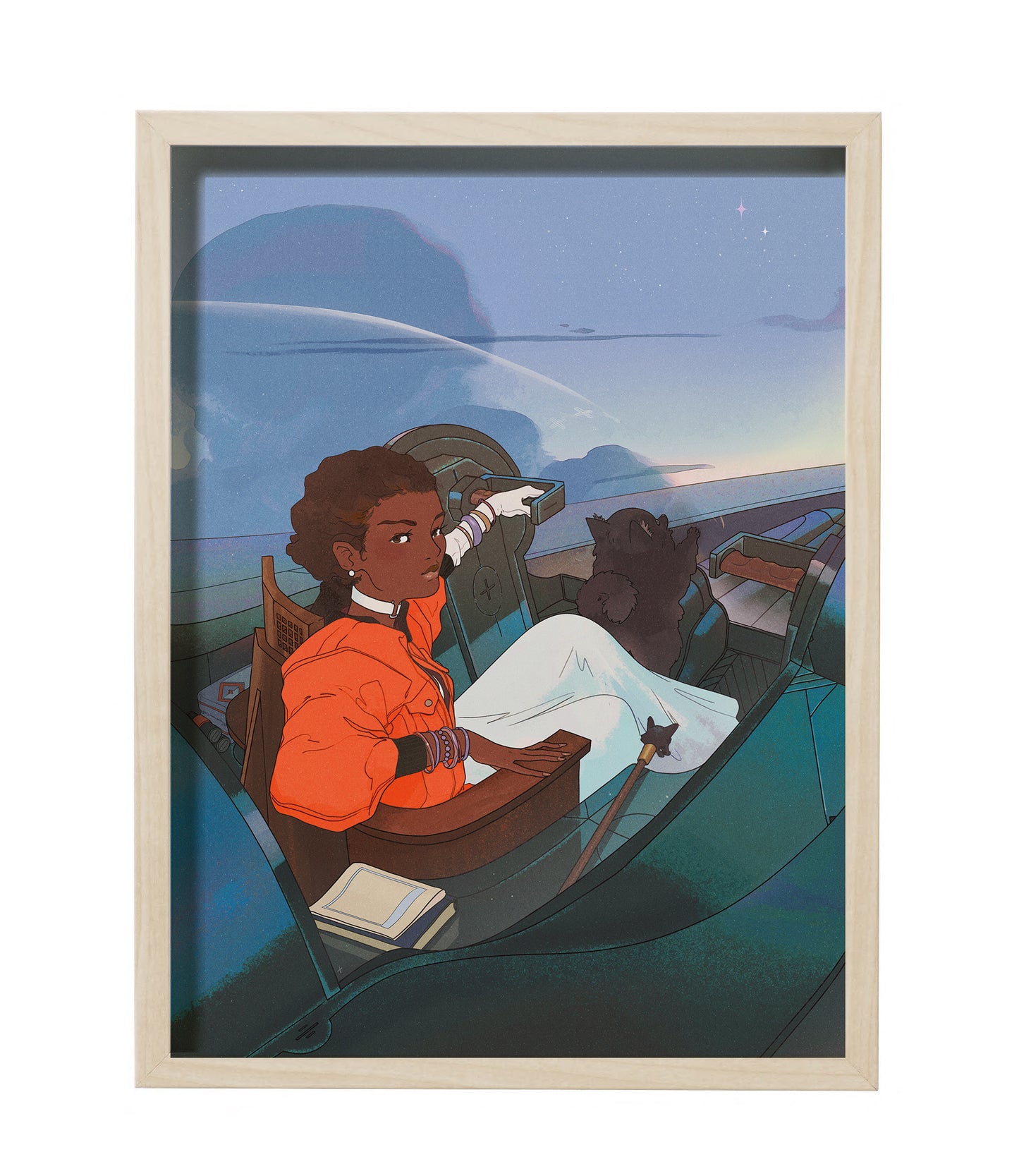 Perry Dixon Maple - Evie At Dawn Framed Print