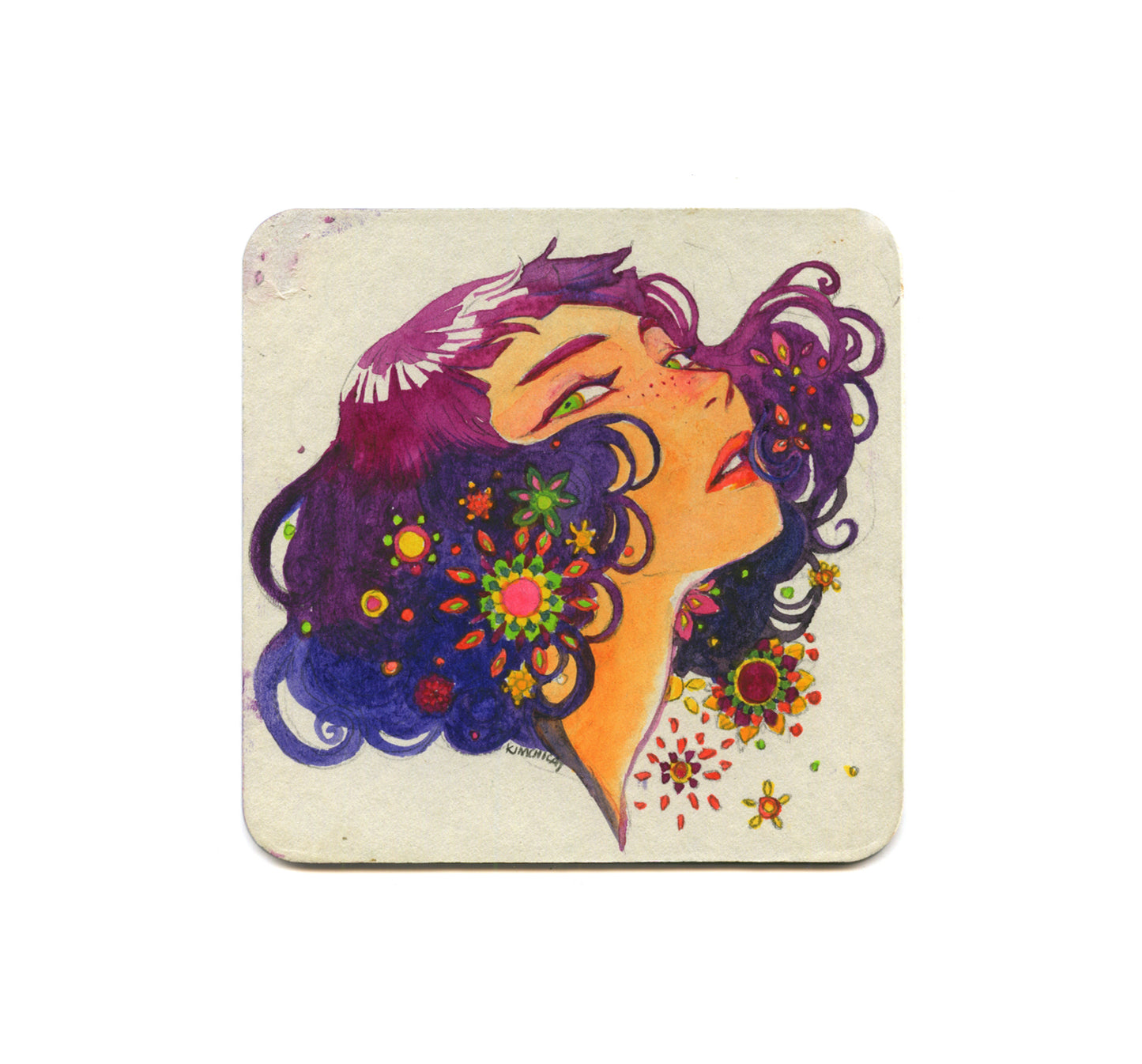 S2 Jisoo Kim - Hair #001 Coaster