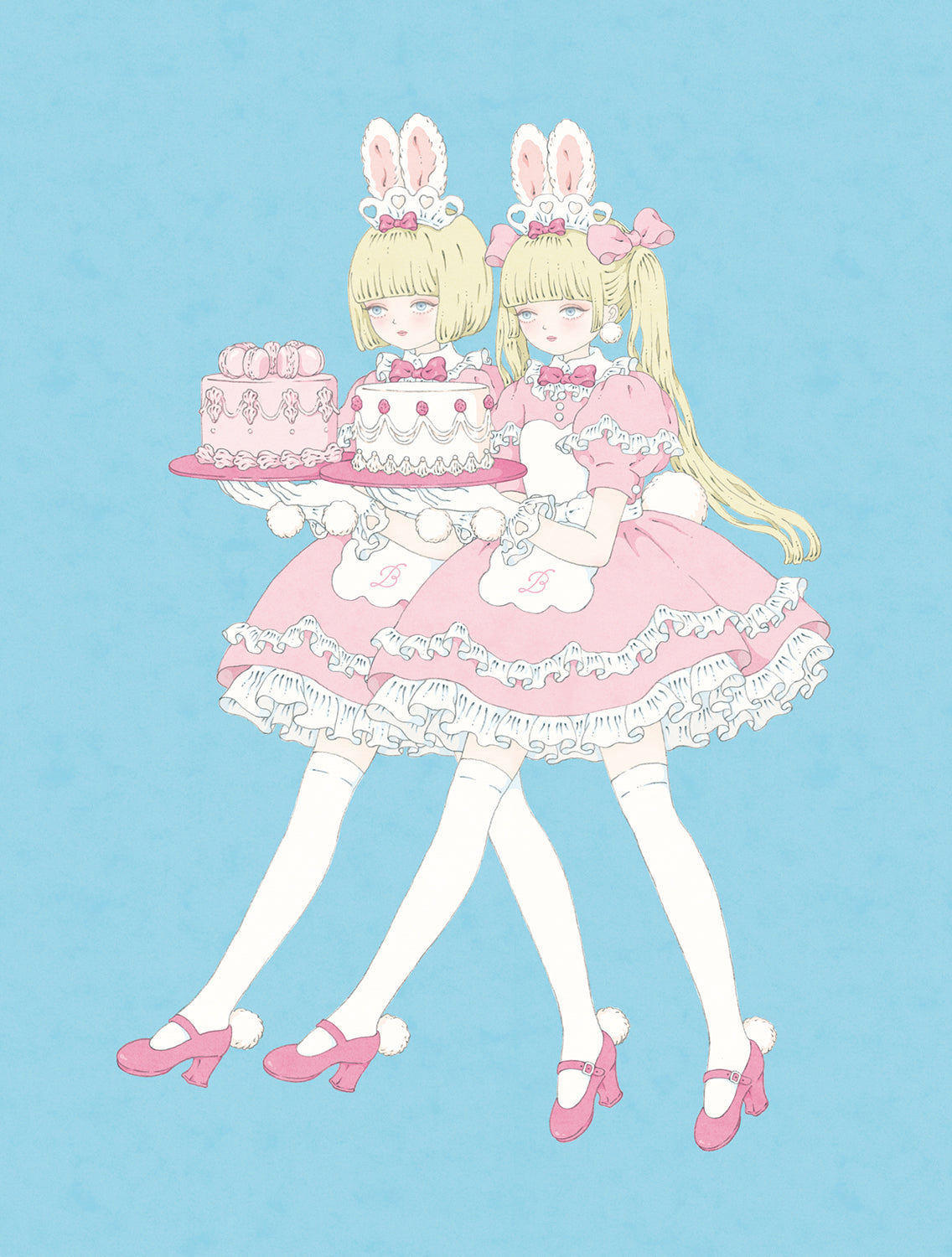 Kira Imai - Bunny Parlor Framed Print