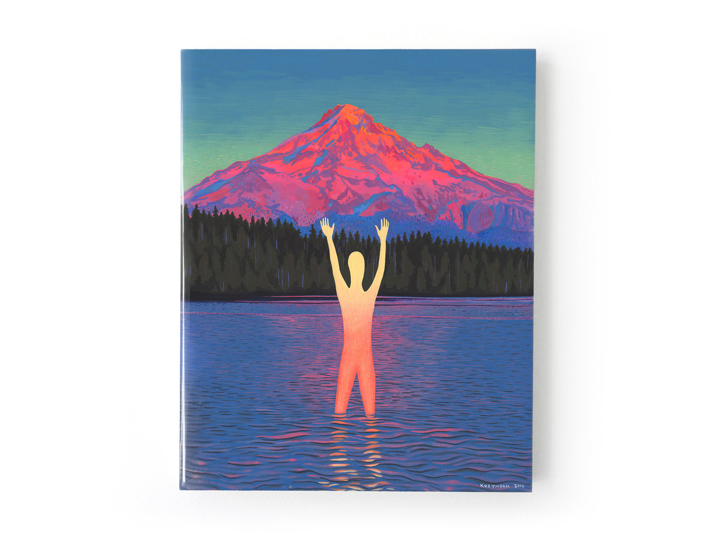 KozynDan - Reverence For Mt. Hood at Sunset in Lost Lake