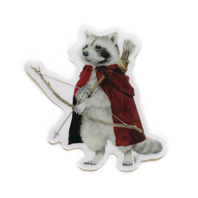 リリー・セイカ・ジョーンズ - ラクーン・アーチャー ステッカー