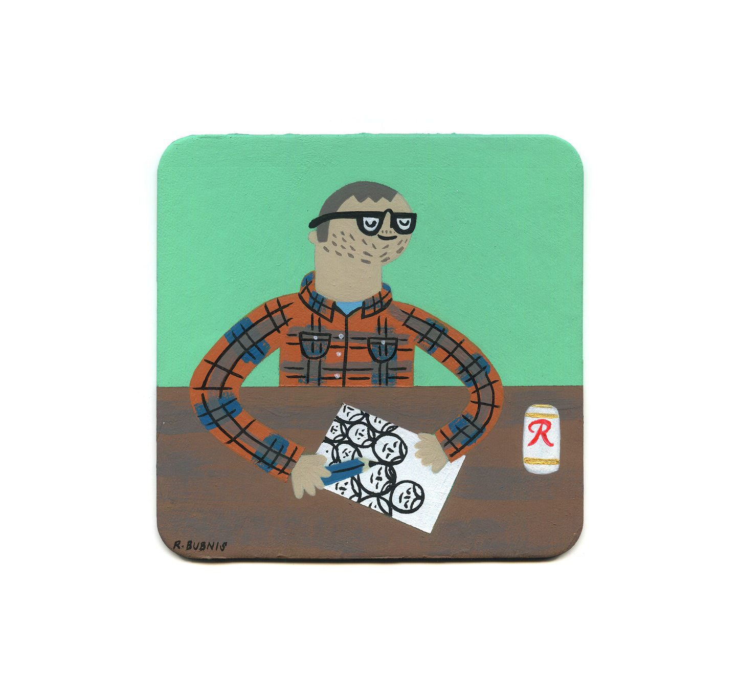 S2 Ryan Bubnis - Untitled 3 Coaster