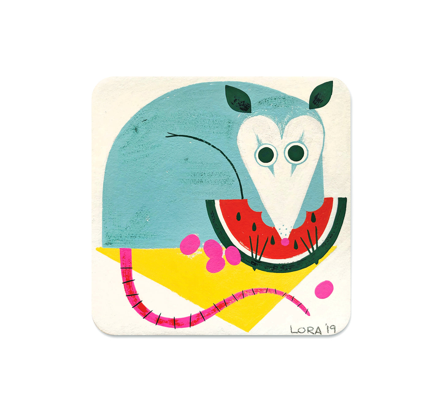 S4 Loris Lora - 3 Coaster