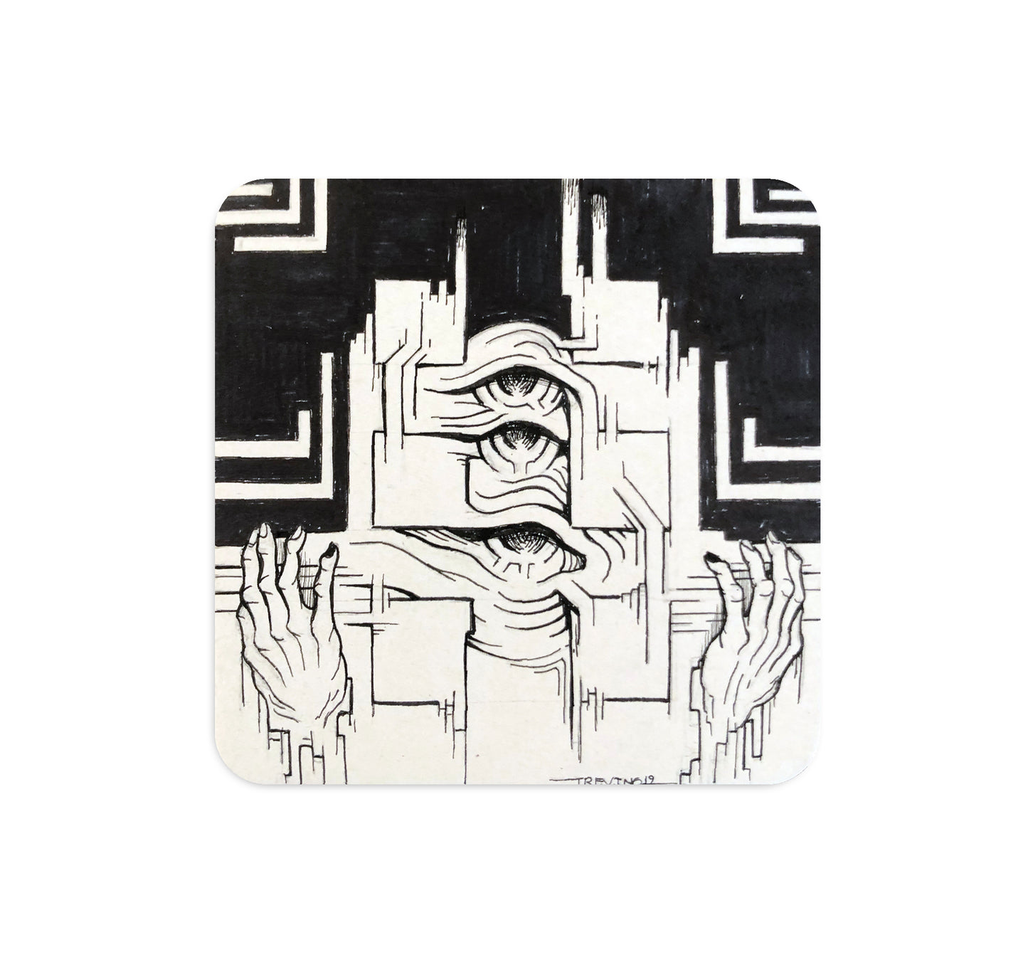 S4 ロビー・トレヴィーノ - コースター 1 個