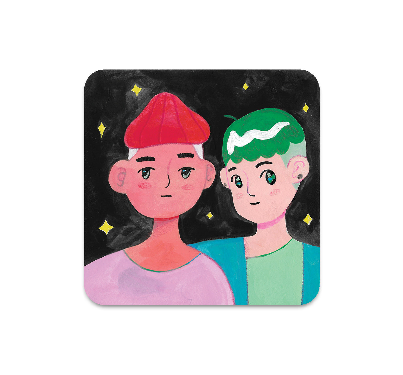 S5 リナ・ユウ - コースター 1 枚