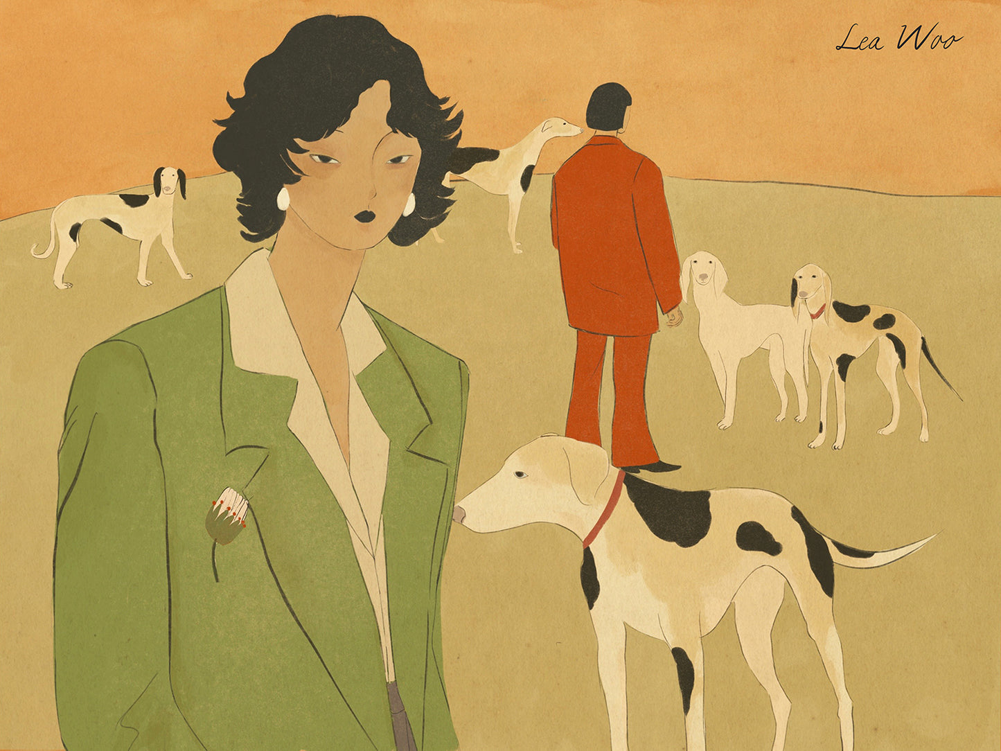 Lea Woo - 90年代のプリント