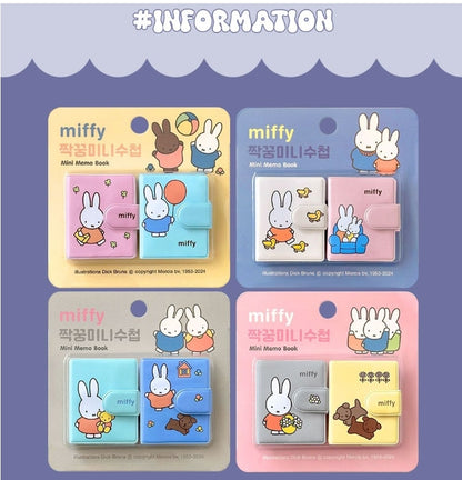Miffy Mini Notebooks (white & pink)