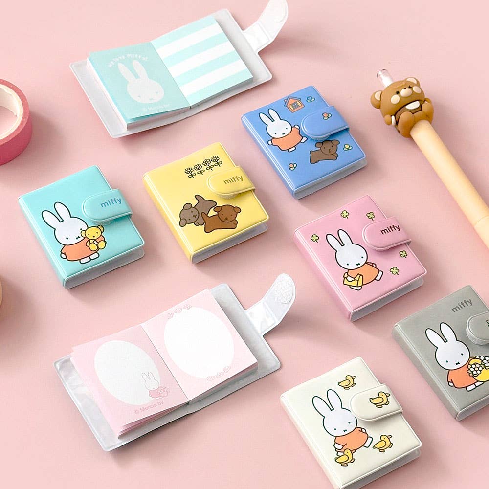 Miffy Mini Notebooks (white & pink)