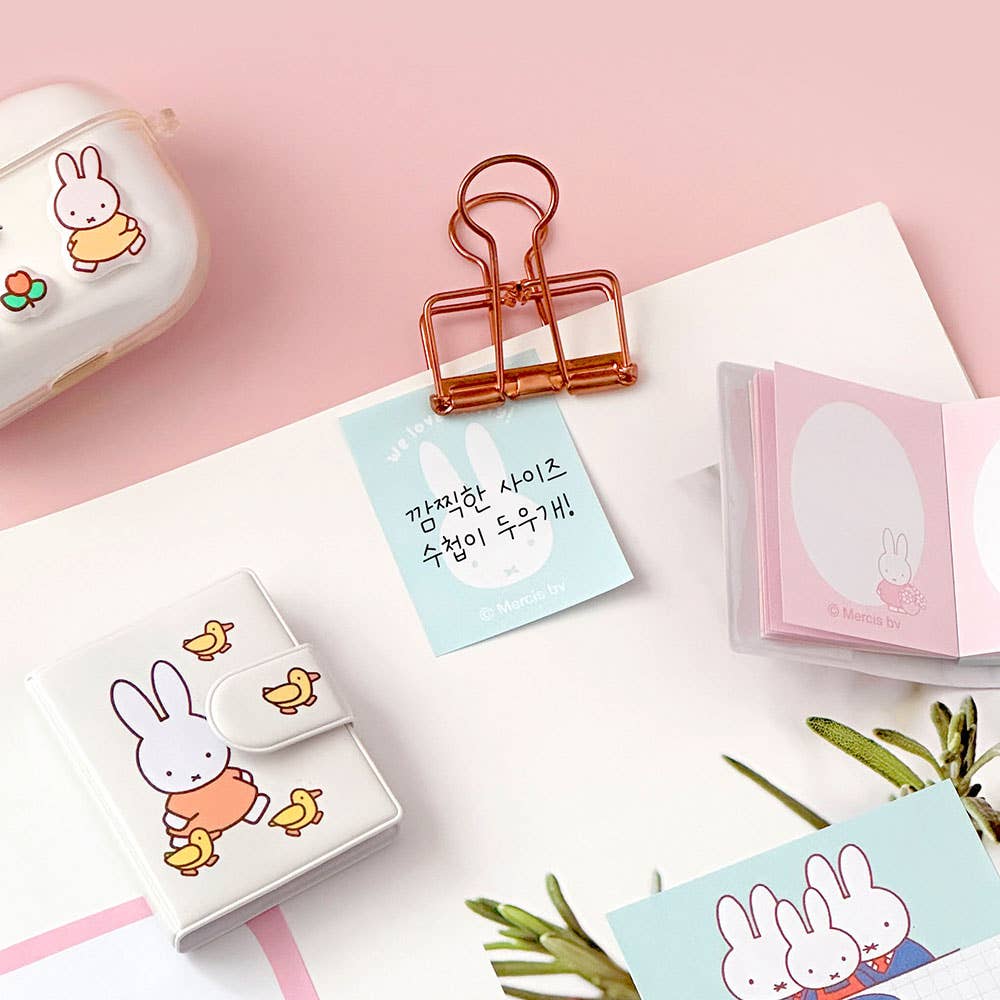 Miffy Mini Notebooks (white & pink)
