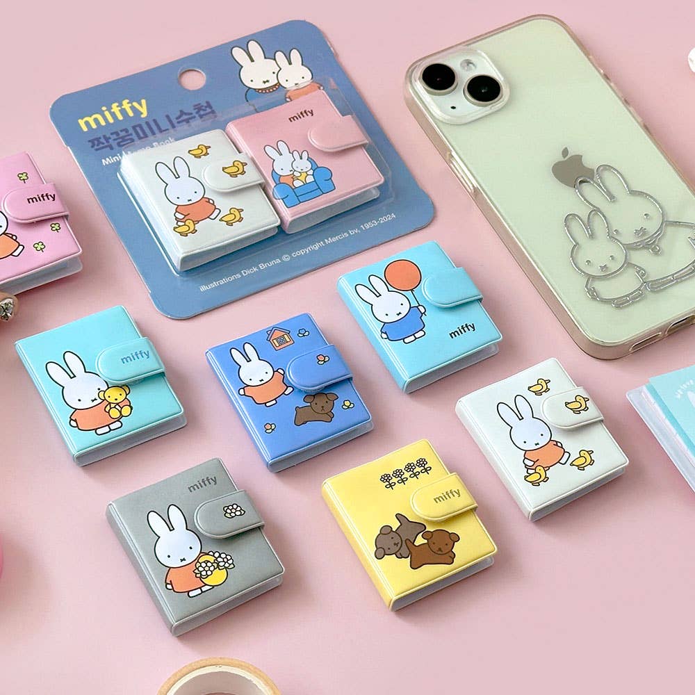 Miffy Mini Notebooks (white & pink)