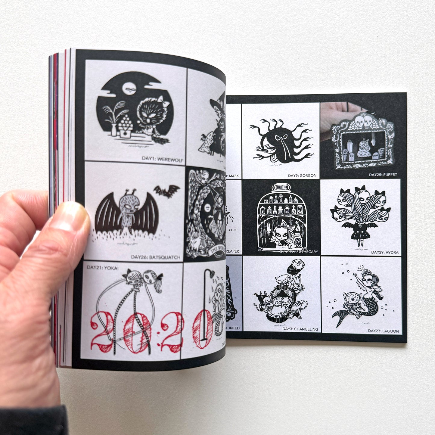 Mizna Wada - Memories of Drawlloween Book