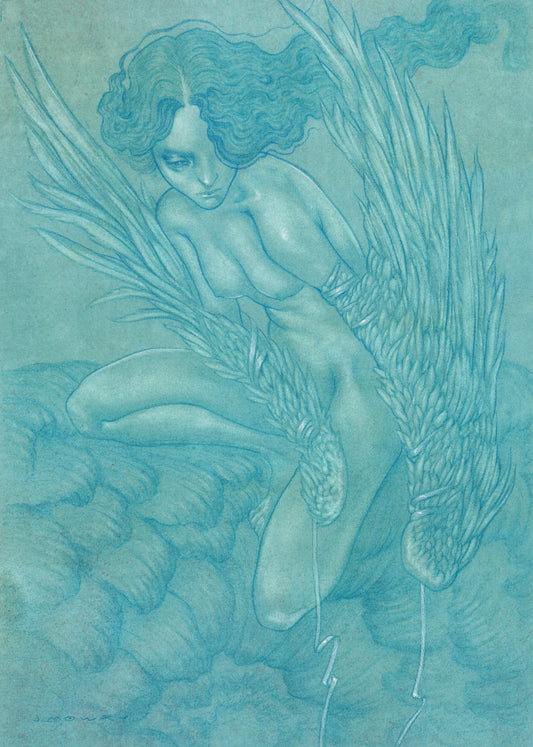 Jason Mowry - Drawing in Blue #1