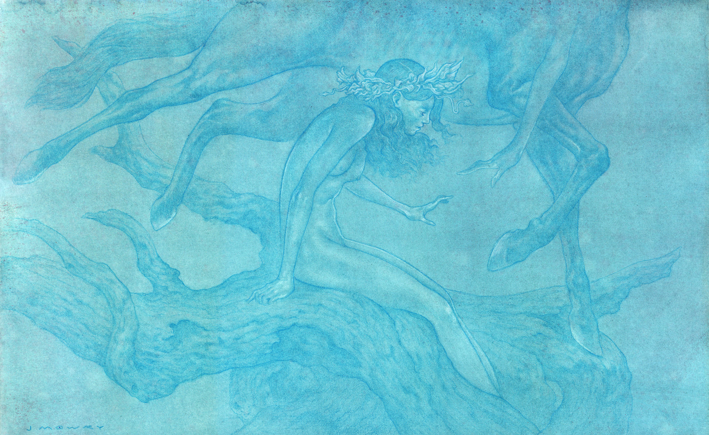 Jason Mowry - Drawing in Blue #2