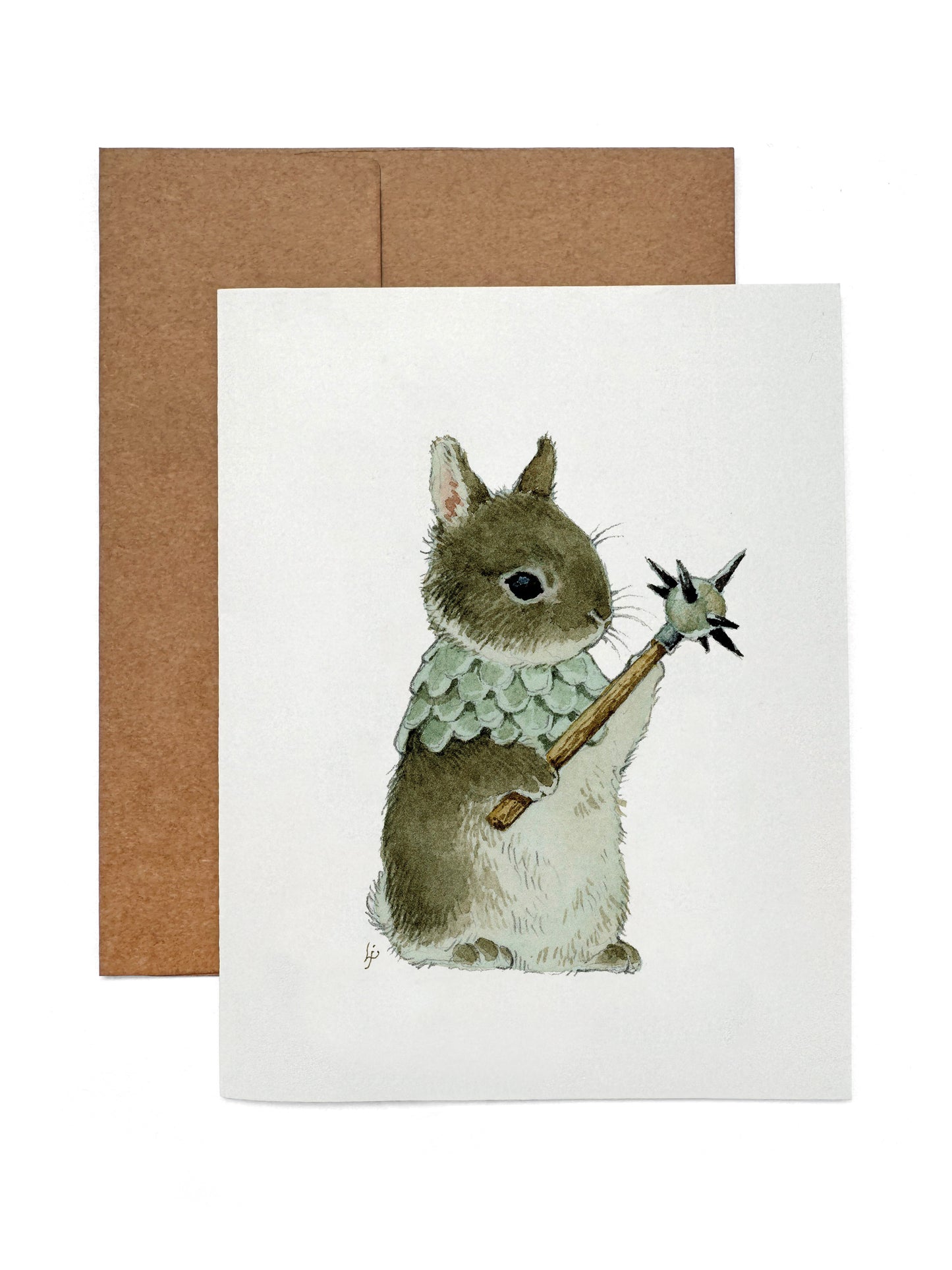 Lily Seika Jones - Be Bold Bunny Greeting Card