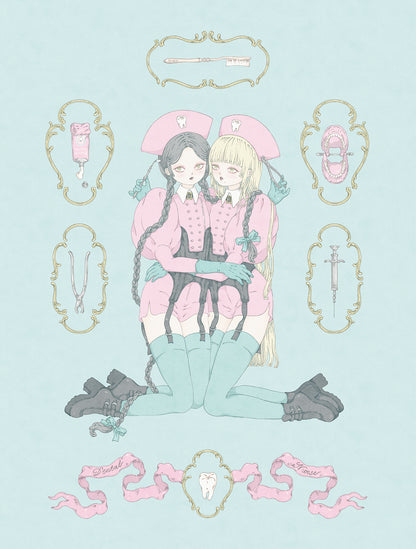 今井キラ - 歯科看護師（額入り）プリント