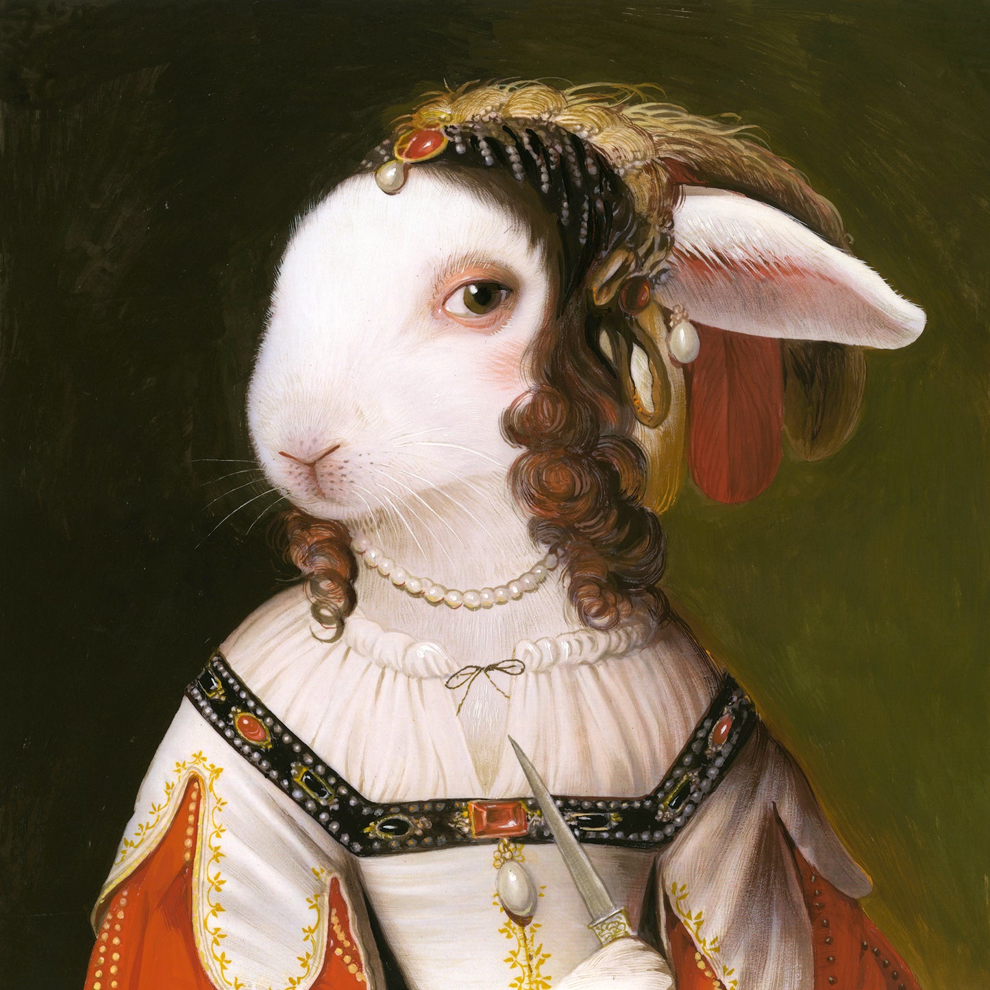 Bill Mayer - Lapin en Blanc