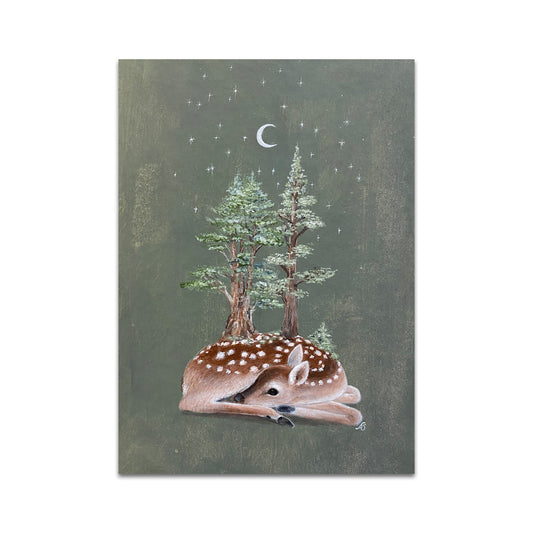 P10 - Meadow & Fawn Postcard 1