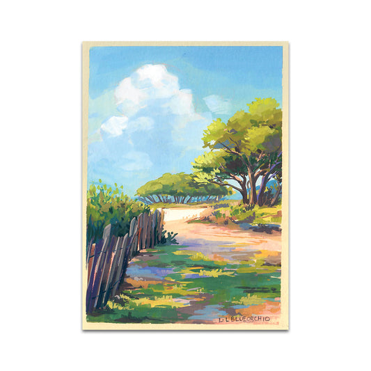 P8 - Lilblueorchid Postcard 1